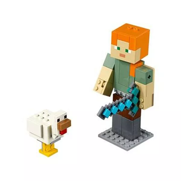 Minecraft 21149 Большая фигурка: Алекс с цыплёнком (Фото 5)