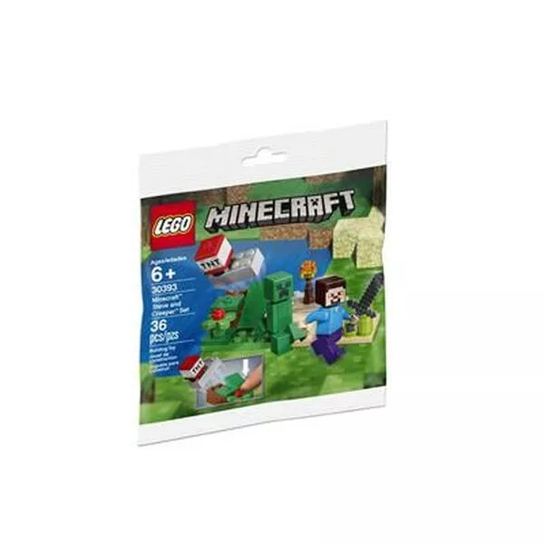 Minecraft 30393 Стив и Крипер