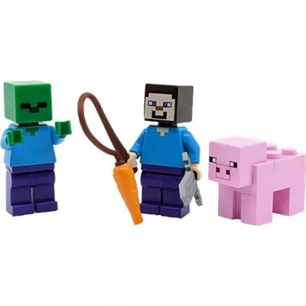 Minecraft 662101 Steve, Zombie and Pig (Фото 2)