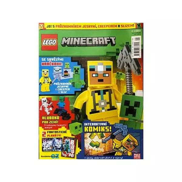 Minecraft 662302 Cave Explorer, Creeper and Slime