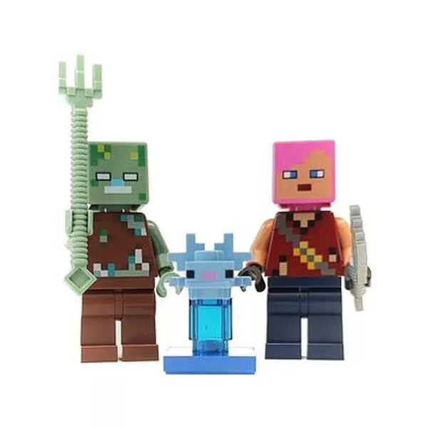 Minecraft 662303 Adventurer with Drowned and Axolotl (Фото 2)