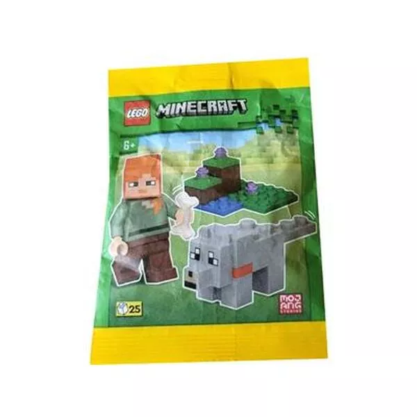 Minecraft 662404 Alex and Wolf
