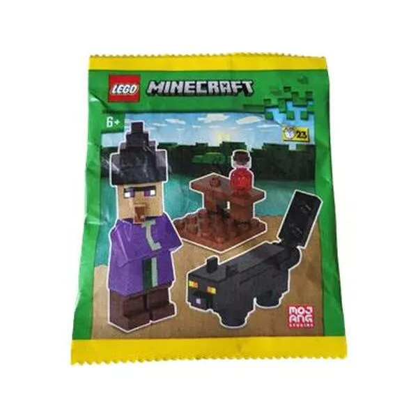 Minecraft 662408 Witch with Black Cat and Potion