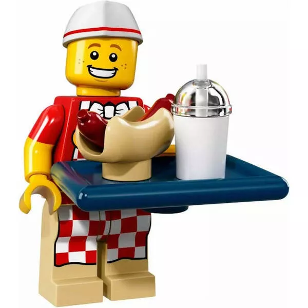 Minifigures 71018-6 Продавец хот-догов