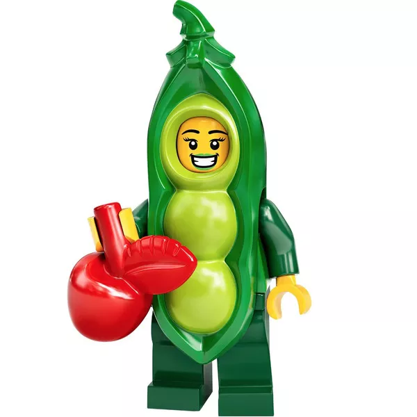 Minifigures 71027-3 Девочка в костюме стручка гороха