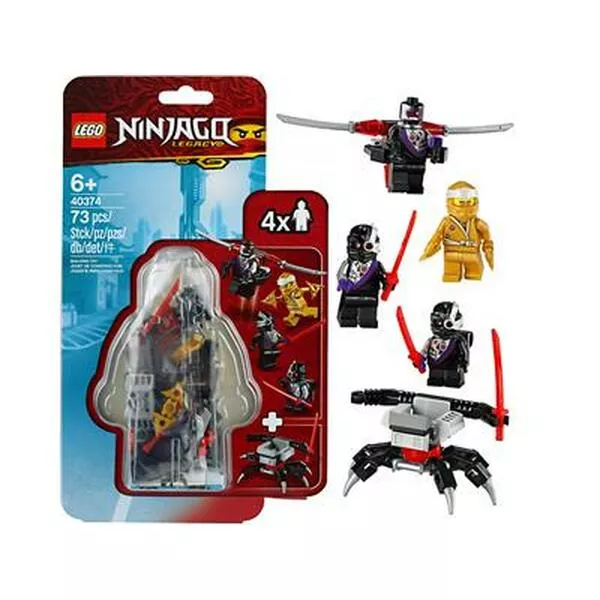 NINJAGO 40374 Набор дополнительных элементов «Золотой Зейн» (Фото 4)