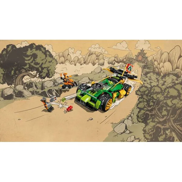 NINJAGO 71763 Гоночный автомобиль ЭВО Ллойда (Фото 3)
