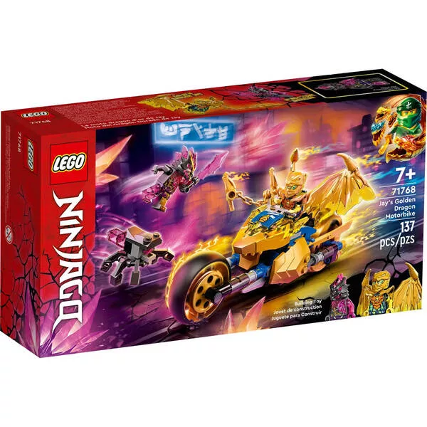 NINJAGO 71768 Мотоцикл Джея Золотой дракон