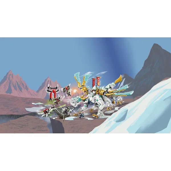 NINJAGO 71786 Существо ледяного дракона Зейна (Фото 5)