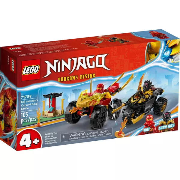 NINJAGO 71789 Битва автомобилей и мотоциклов Кая и Раса