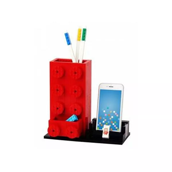 Promotional 6258622 LEGO Brick 60th Anniversary Red Pencil Pot