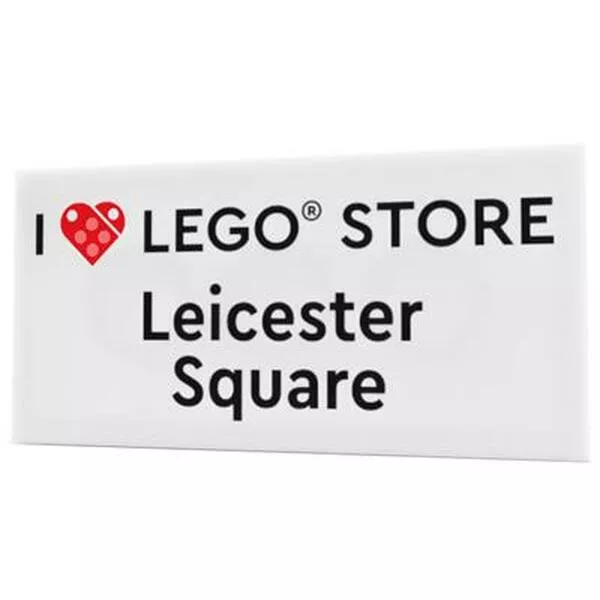 Promotional 6424685 I Heart LEGO Store Leicester Square Tile