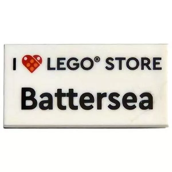 Promotional 6476269 I Love LEGO Store Battersea Tile
