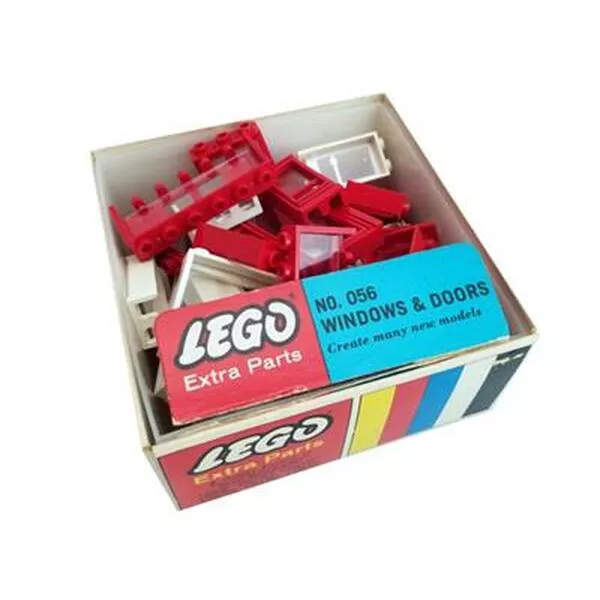 Samsonite 056 Red and White Windows and Doors