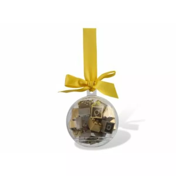 Seasonal 853345 Holiday Bauble with Gold Bricks