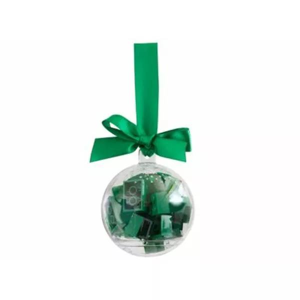Seasonal 853346 Holiday Bauble with Green Bricks