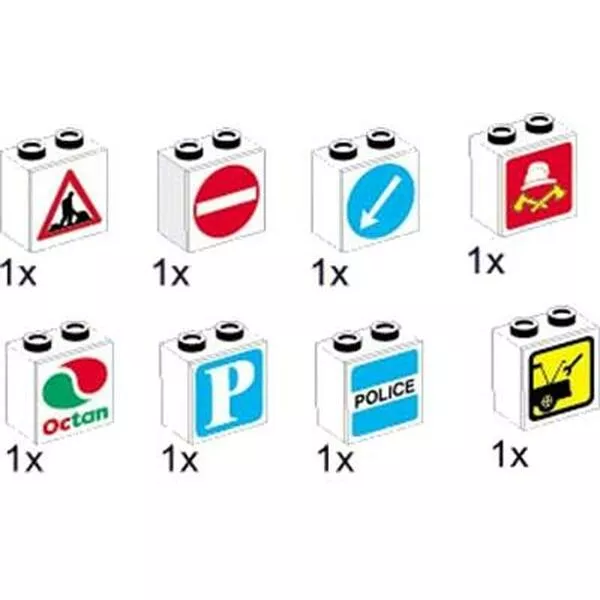 Service Packs 5030 Signs for Use with Lighting Bricks 9 V