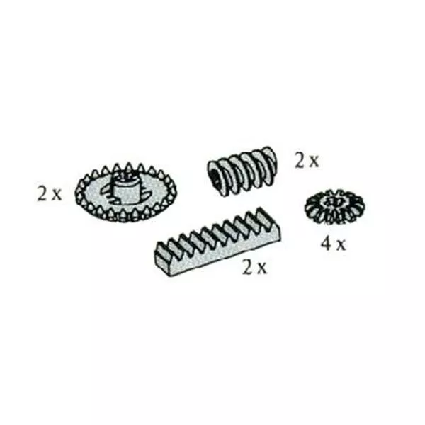 Service Packs 5258 Crown Wheels, Gear Racks, Point Wheels, Worm Gears