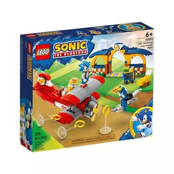 Sonic the Hedgehog 76991 Tails' Workshop and Tornado Plane