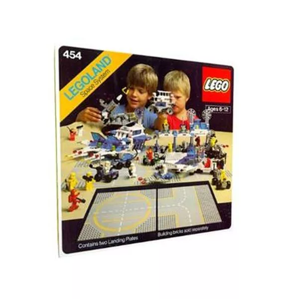 Space 454 Two Lunar Landing Plates