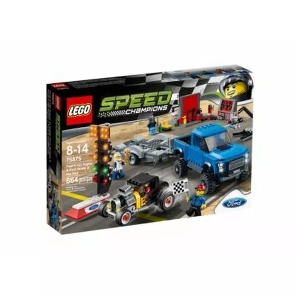 Speed Champions 75875 Ford F-150 Raptor и гоночный автомобиль Ford