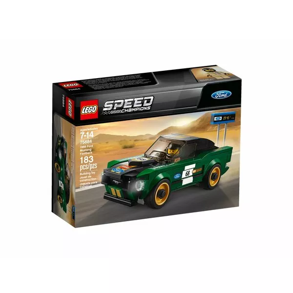 Speed Champions 75884 1968 Ford Mustang Fastback (Фото 9)