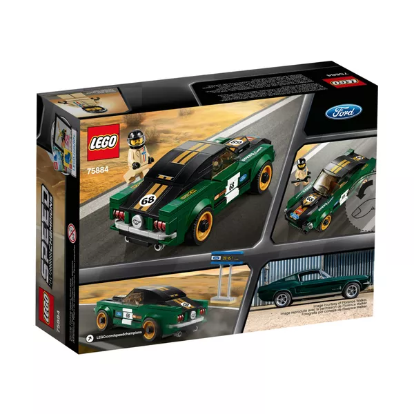 Speed Champions 75884 1968 Ford Mustang Fastback (Фото 2)