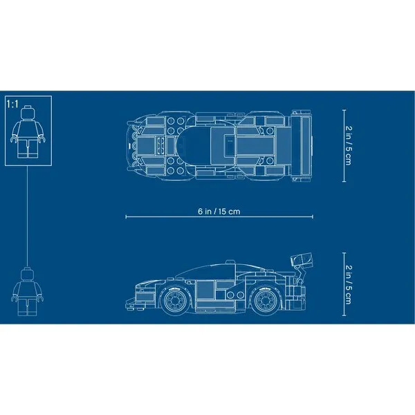 Speed Champions 75886 Ferrari 488 GT3 Scuderia Corsa (Фото 4)
