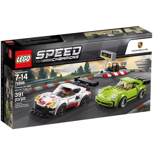 Speed Champions 75888 Porsche 911 RSR и 911 Turbo 3.0