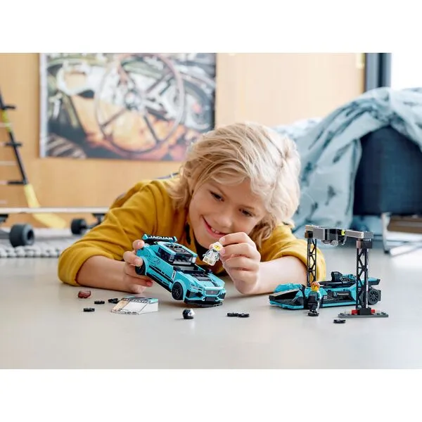 Speed Champions 76898 Formula E Panasonic Jaguar Racing GEN2 car Jaguar I-PACE (Фото 3)