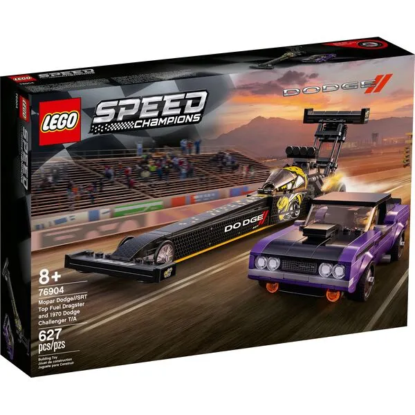 Speed Champions 76904 Mopar Dodge - SRT Top Fuel Dragster and 1970 Dodge Challenger TA