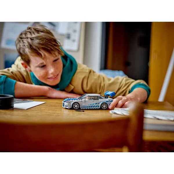 Speed Champions 76917 2 Форсаж 2 Nissan Skyline GT-R (R34) (Фото 3)