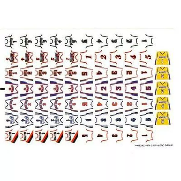 Sports 10121 NBA Basketball Teams (Фото 2)