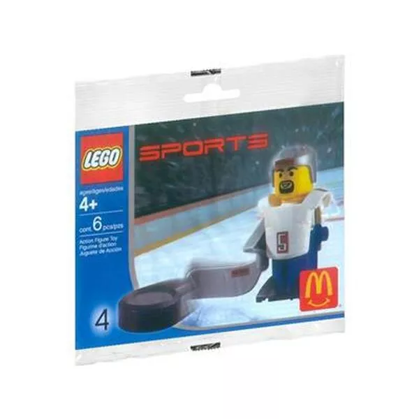 Sports 7919 White Hockey Player