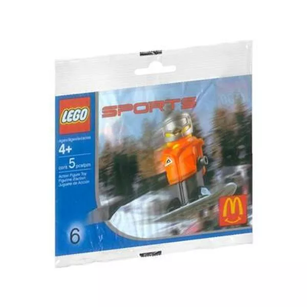 Sports 7922 Orange Vest Snowboarder