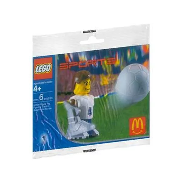 Sports 7923 White Football Player