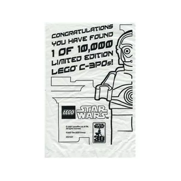 Star Wars 4521221 Gold Chrome Plated C-3PO