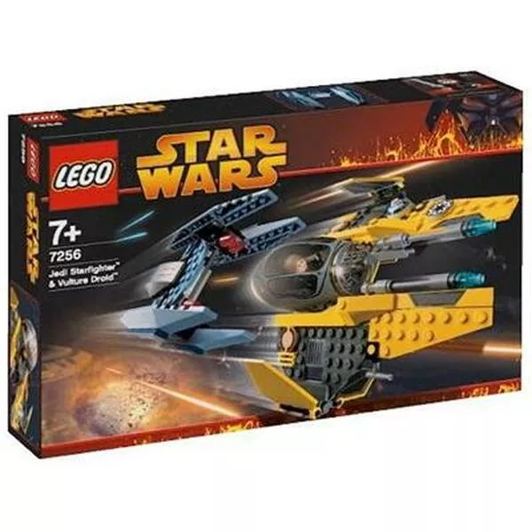 Star Wars 7256 Jedi Starfighter and Vulture Droid