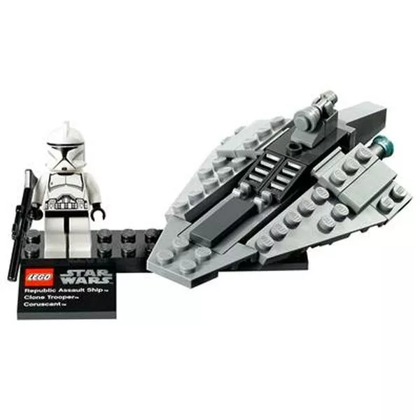 Star Wars 75007 Республиканский боевой корабль и планета Корусант (Фото 2)