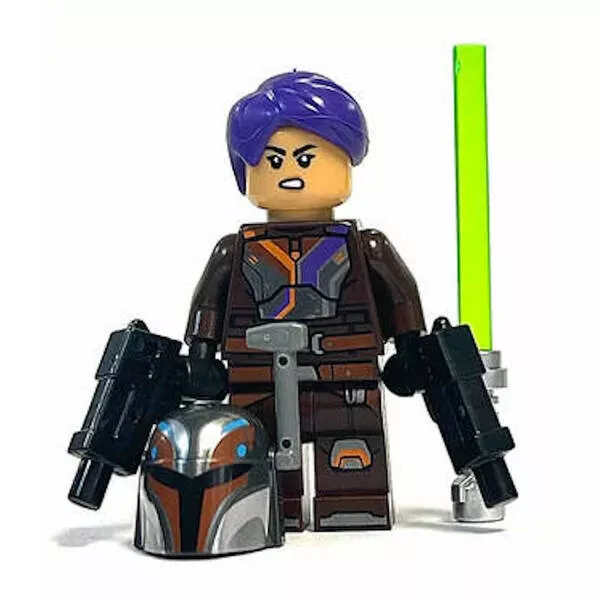 Star Wars 75362-3 Сабина Рен в темно-коричневой броне sw1302