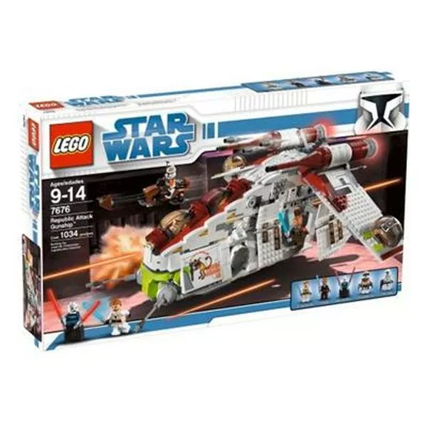 Star Wars 7676 Republic Attack Gunship