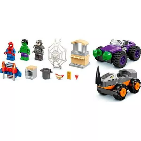 Super Heroes 10782 Схватка Халка и Носорога на грузовиках (Фото 2)