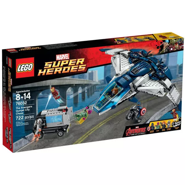 Super Heroes 76032 Городская погоня на Квинджете Мстителей