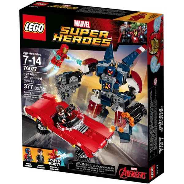 Super Heroes 76077 Железный человек: стальной Детройт наносит удар