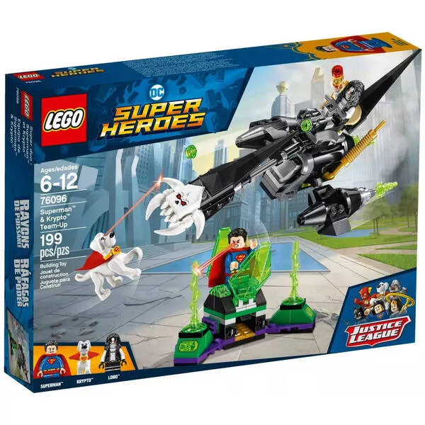 Super Heroes 76096 Супермен и Крипто объединяют усилия