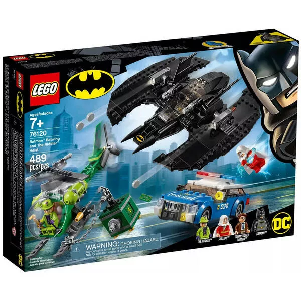 Super Heroes 76120 Бэткрыло Бэтмена и ограбление Загадочника