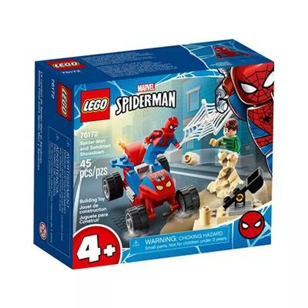 Super Heroes 76172 Бой Человека-Паука с Песочным Человеком