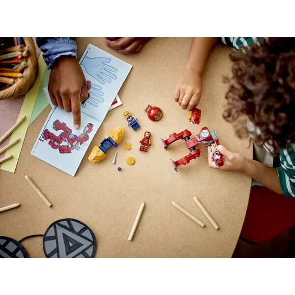 Super Heroes 76263 Железный человек Халкбастер против Таноса (Фото 5)