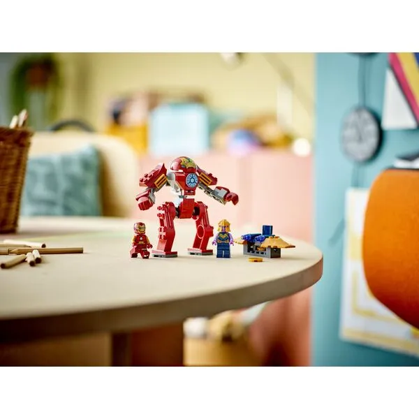 Super Heroes 76263 Железный человек Халкбастер против Таноса (Фото 4)