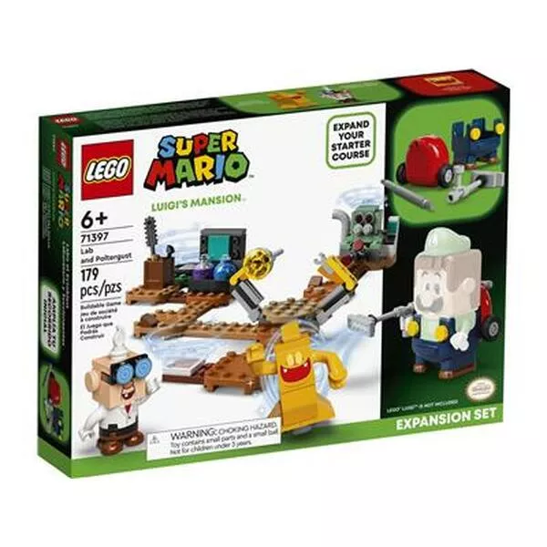 Super Mario 71397 Дополнительный набор «Особняк Луиджи: лаборатория»
